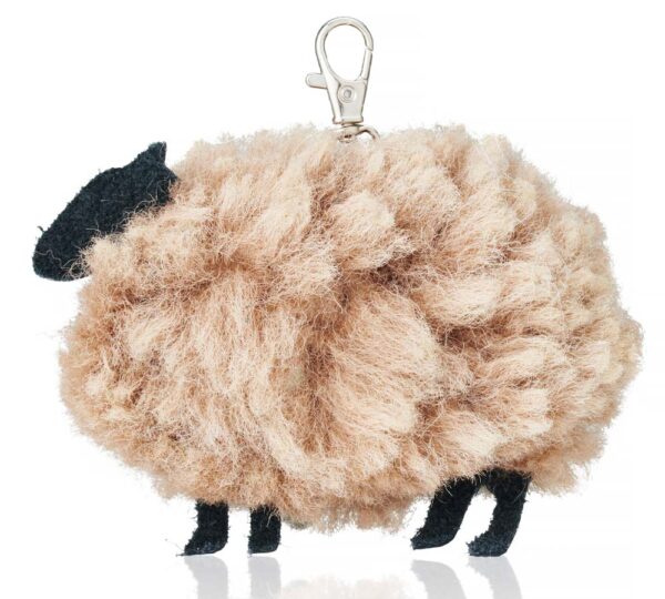 The Dartmoor Shepherd Biscuit Brown Sheep Key Ring